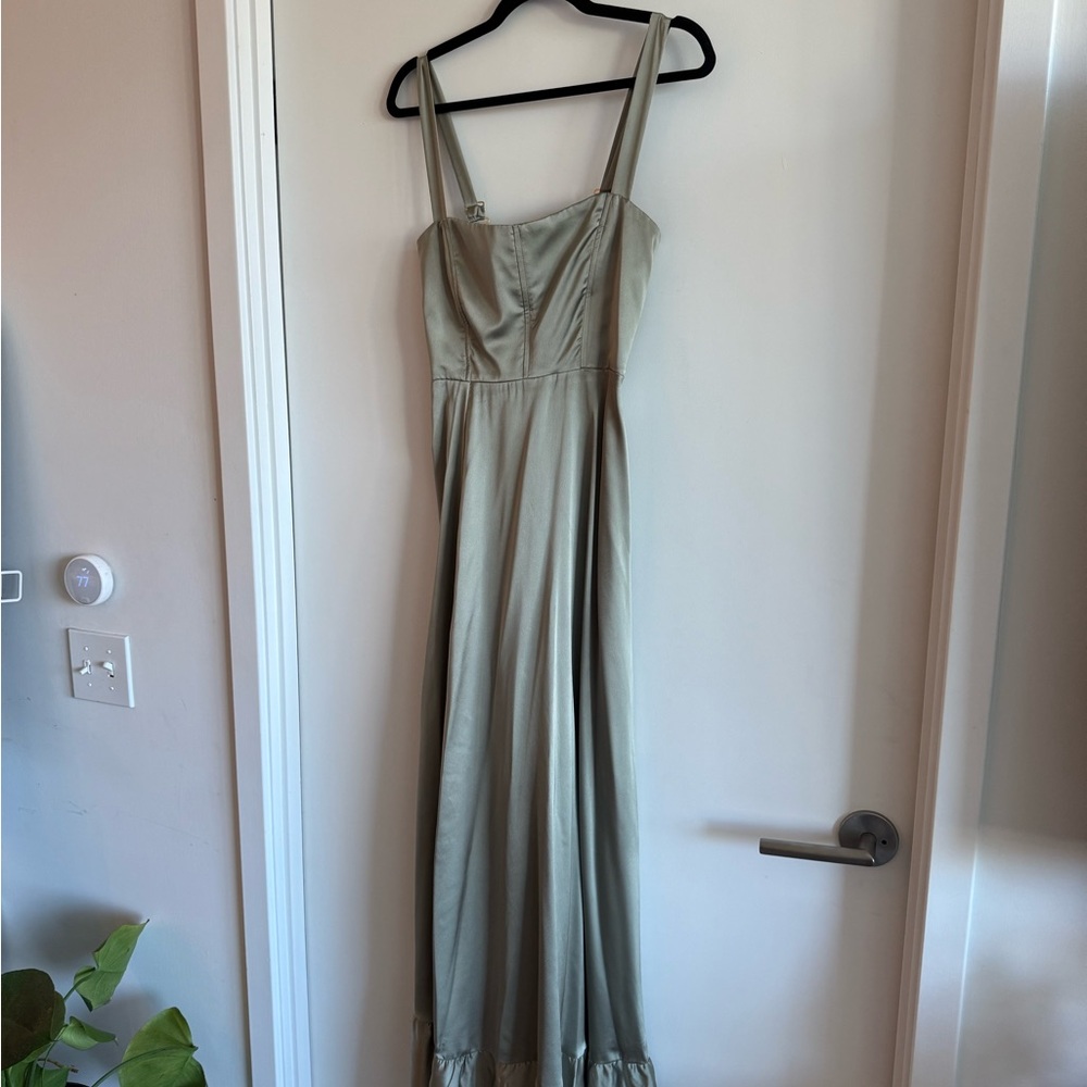 Clarissa Show Me Your MuMu Sage Maxi Dress - Picture 3 of 5
